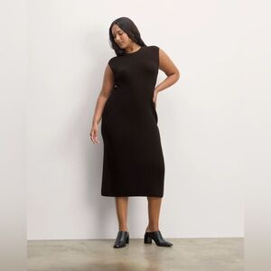Everlane The Midi Dress in Everyday Cotton Size: M, NWT